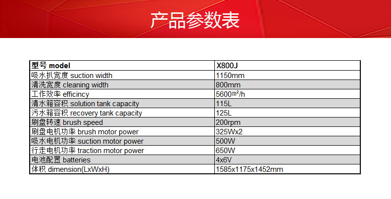 駕駛式洗地機(jī)參數(shù)